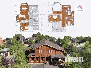 Коттедж 293м², 2-этажный, участок 23 сот.