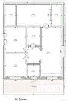 Дом 96м², 1-этажный, участок 5 сот.