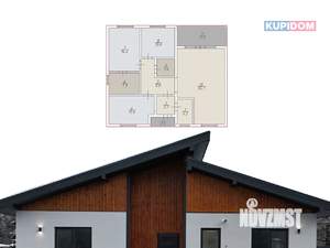 Дом 115м², 1-этажный, участок 7 сот.