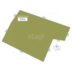 Дом 193м², 2-этажный, участок 20 сот.