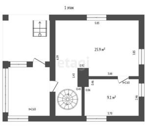 Дом 1617м², 2-этажный, участок 12 сот.  