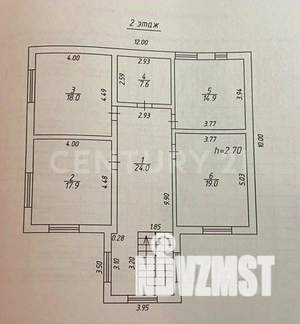 Дом 222м², 2-этажный, участок 9 сот.  