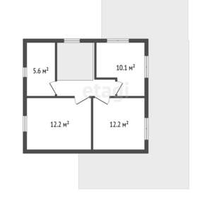 Дом 123м², 2-этажный, участок 11 сот.  