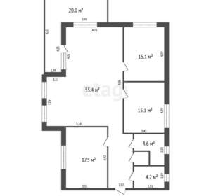 Дом 140м², 1-этажный, участок 10 сот.  