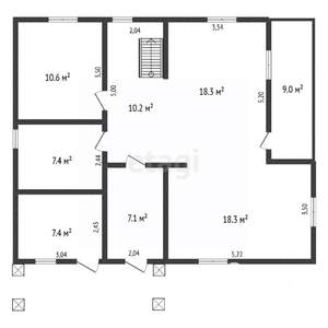 Дом 190м², 2-этажный, участок 20 сот.  