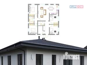 Дом 140м², 1-этажный, участок 20 сот.  