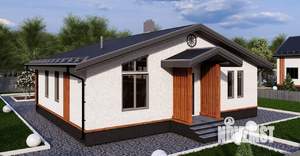 Дом 115м², 1-этажный, участок 9 сот.  