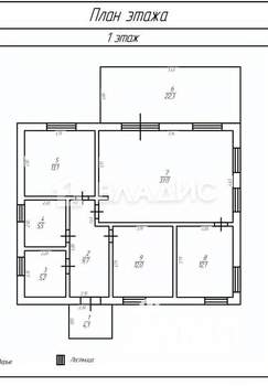 Дача 120м², 2-этажный, участок 15 сот.  