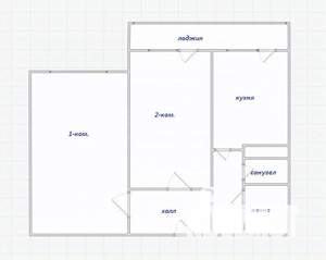 2-к квартира, вторичка, 67м2, 11/17 этаж
