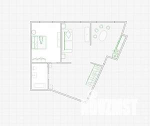 2-к квартира, вторичка, 50м2, 17/18 этаж