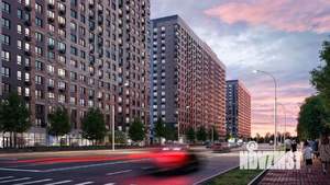 1-к квартира, строящийся дом, 43м2, 9/18 этаж