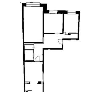 3-к квартира, вторичка, 66м2, 6/9 этаж