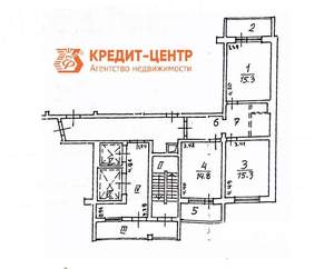 2-к квартира, вторичка, 56м2, 15/17 этаж