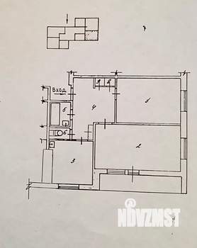 2-к квартира, вторичка, 53м2, 2/14 этаж