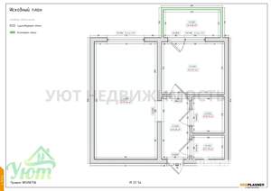 1-к квартира, вторичка, 34м2, 9/9 этаж