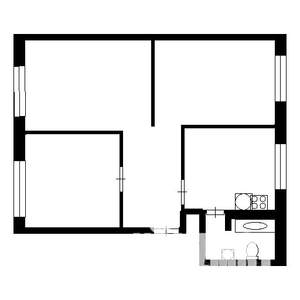 3-к квартира, вторичка, 68м2, 3/9 этаж