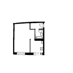 1-к квартира, вторичка, 31м2, 3/5 этаж