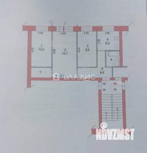 3-к квартира, вторичка, 55м2, 1/5 этаж
