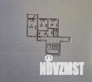 2-к квартира, вторичка, 51м2, 8/10 этаж