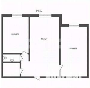 3-к квартира, вторичка, 83м2, 1/17 этаж