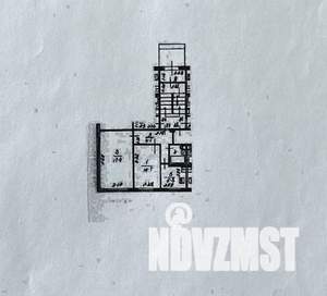 2-к квартира, вторичка, 43м2, 1/5 этаж