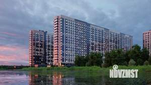 2-к квартира, строящийся дом, 54м2, 2/18 этаж