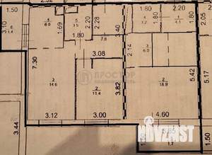 3-к квартира, вторичка, 76м2, 6/16 этаж