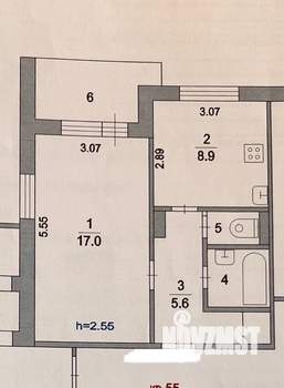 1-к квартира, вторичка, 35м2, 8/14 этаж