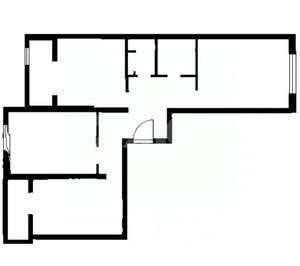 3-к квартира, вторичка, 74м2, 19/26 этаж