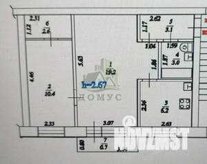 2-к квартира, вторичка, 45м2, 5/5 этаж