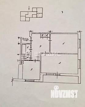 2-к квартира, вторичка, 56м2, 2/14 этаж