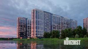 1-к квартира, строящийся дом, 38м2, 16/18 этаж