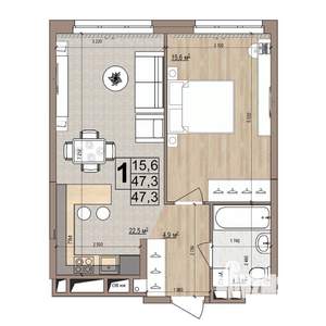 Фото квартиры на продажу (1)